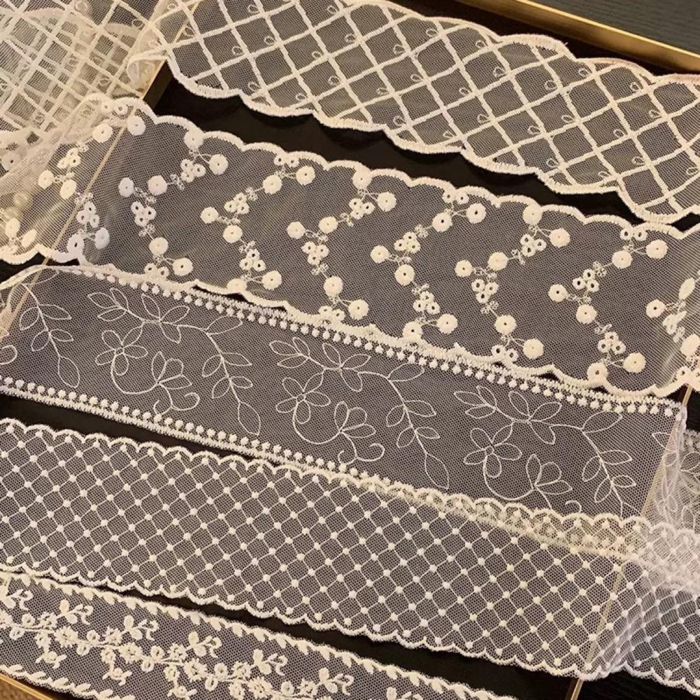 Embroidery Ribbon - Sciarpa in Seta per Donne, Leggera,