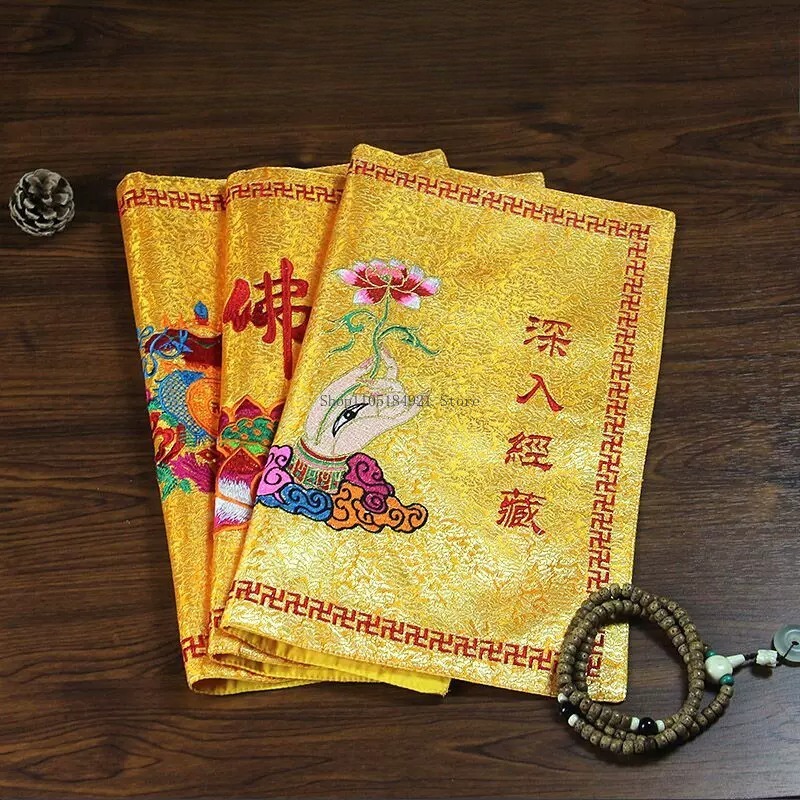 Embroidery Cloth - Copertura in Tessuto Satinato con Doppio