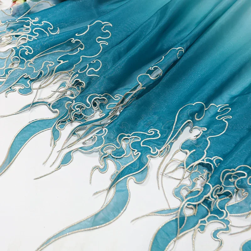 Embroidery Cloth - Tessuto con Ricamo in Stile Cinese