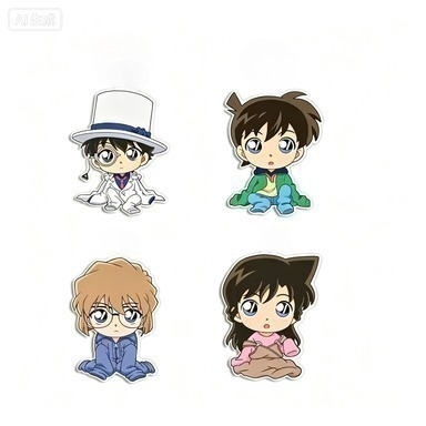 Embroidery Reddit - Spilla decorativa anime di Detective Conan,