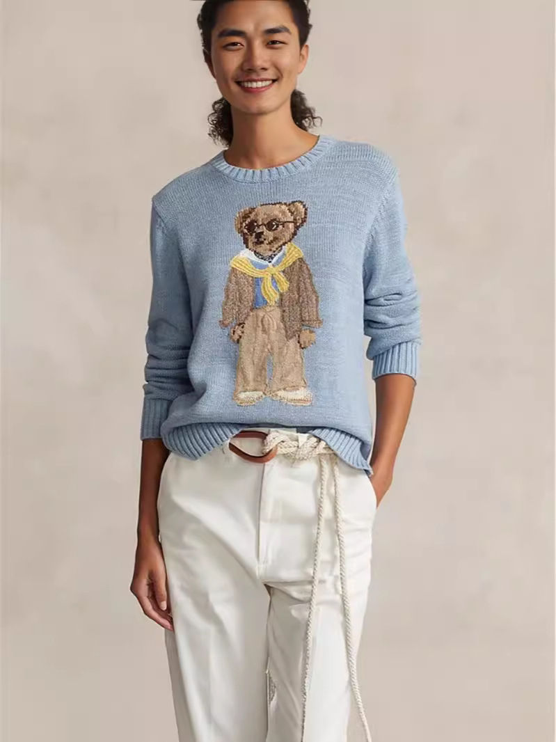 Embroidery Yellow - Nuova sciarpa gialla semplice blu cielo