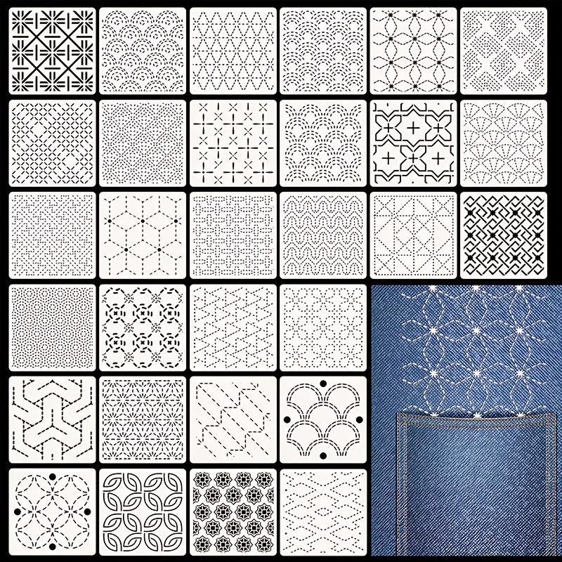 Embroidery Motif - 30 modelli di ricamo, modelli di