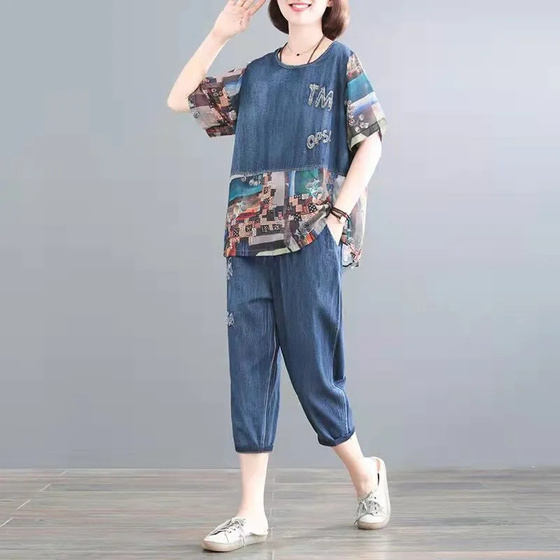 Embroidery Jeans - 5XL Set di jeans da donna