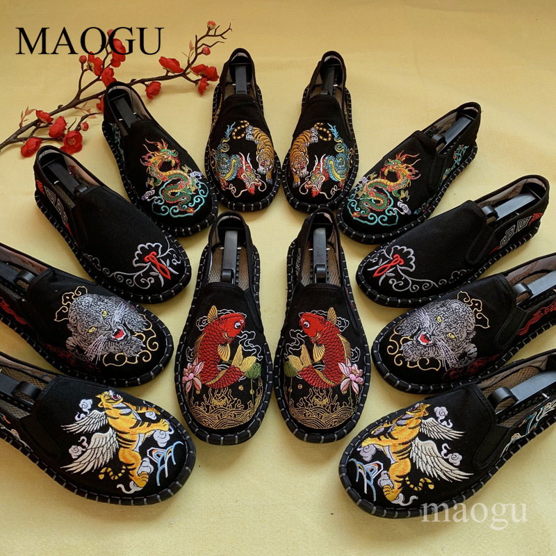 Embroidery Print - Scarpe Unisex in Stile Cinese con
