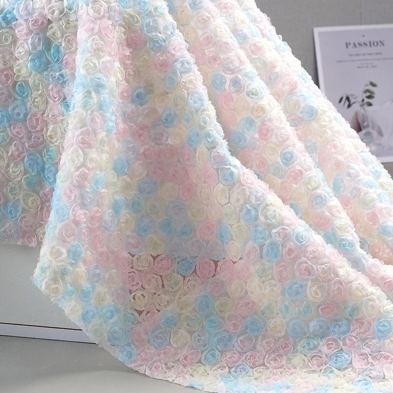 Embroidery Ribbon - Nastro in Tessuto Ricamato Floreale 3D