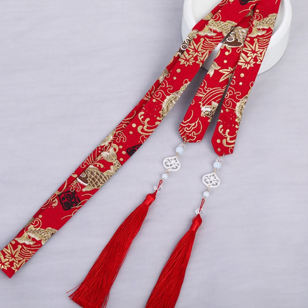 Embroidery Ribbon - Fascia per capelli ricamata in stile