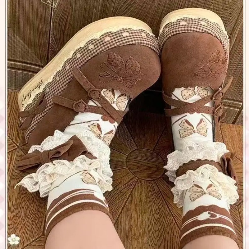 Scarpe con tacco alto Lolita c - Embroidery Print recensione e prezzo