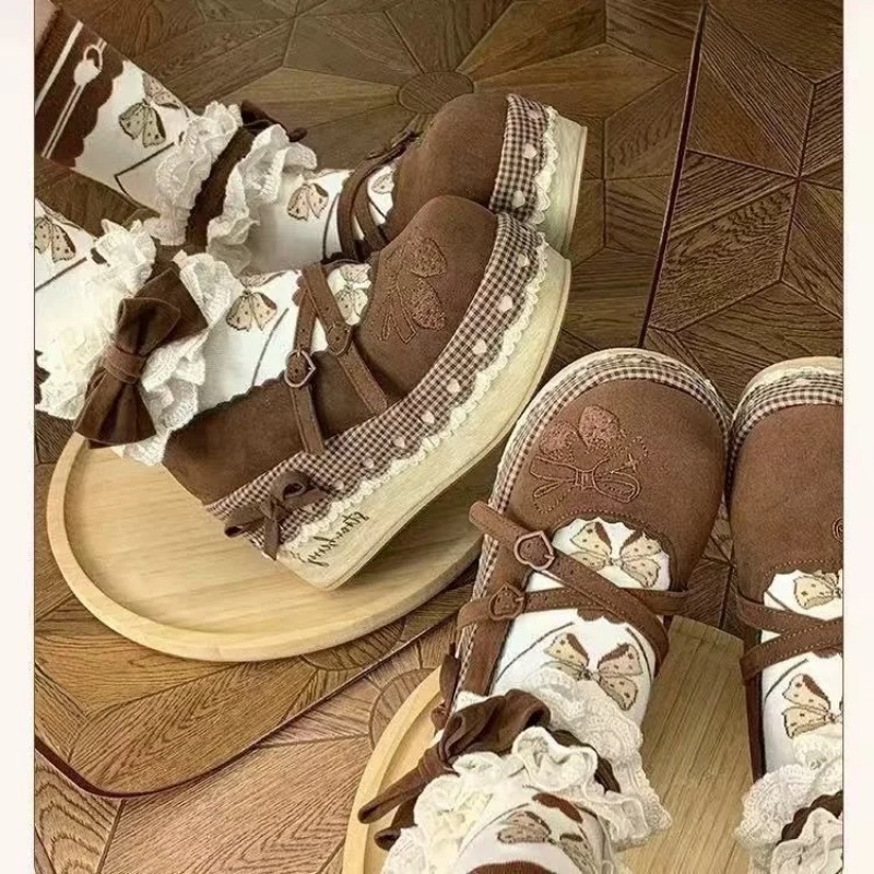 Scarpe con tacco alto Lolita c - Embroidery Print recensione e prezzo