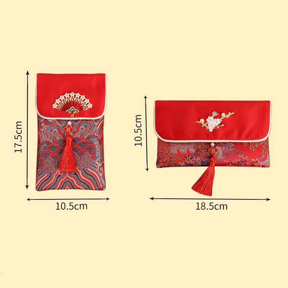 Busta Rossa in Broccato con Pa - Embroidery Cloth recensione e prezzo