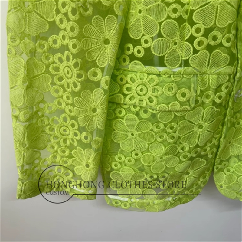 Abbigliamento da uomo da palco - Embroidery Yellow recensione e prezzo