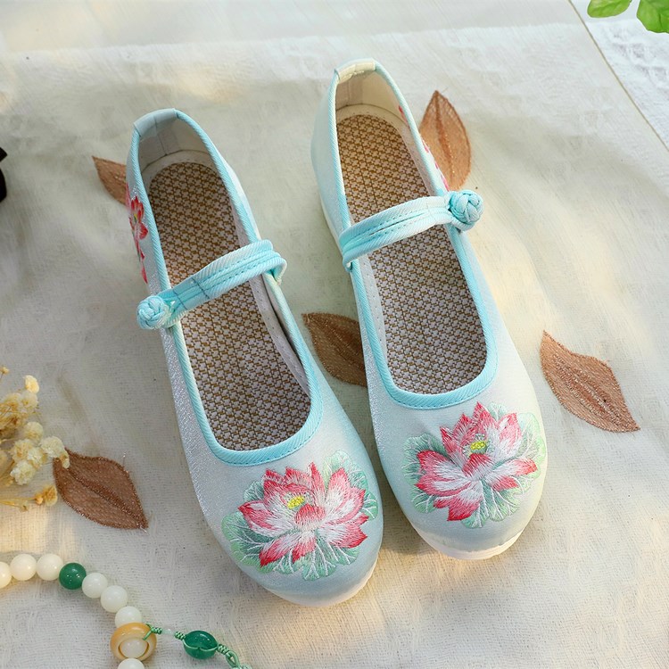 2026 Scarpe da donna con tacco - Embroidery Print recensione e prezzo