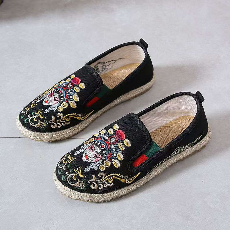 Scarpe da donna con suola piat - Embroidery Cloth recensione e prezzo