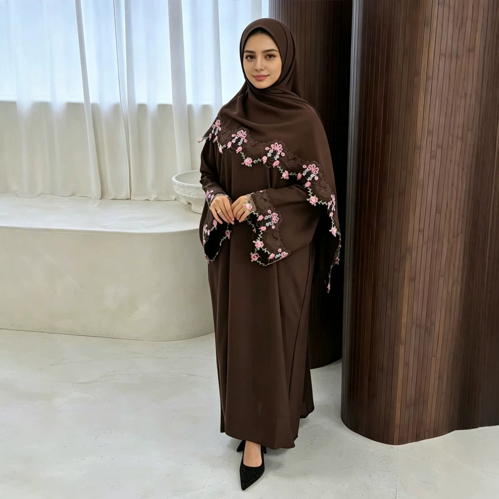 Abito Eid per Donne Musulmane, - Embroidery Hijab recensione e prezzo