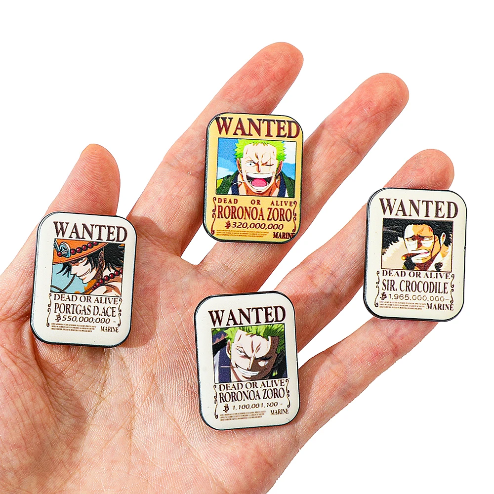 4 Pezzi Spilla Anime ONE PIECE - Embroidery Reddit recensione e prezzo