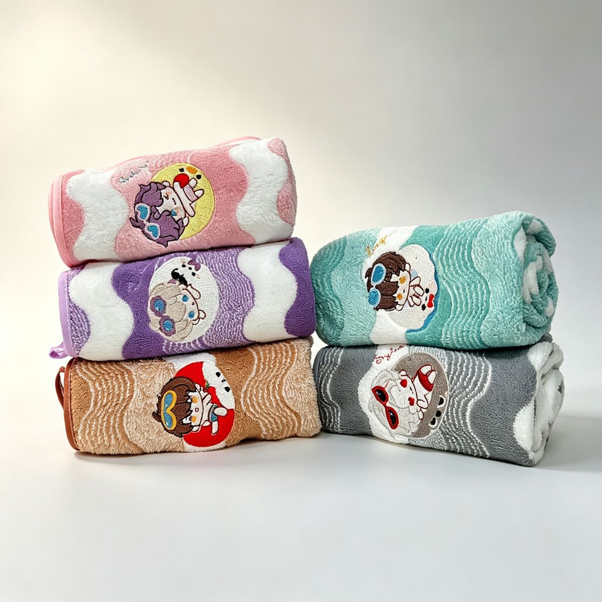 Asciugamano in pile corallo An - Embroidery Cotton recensione e prezzo