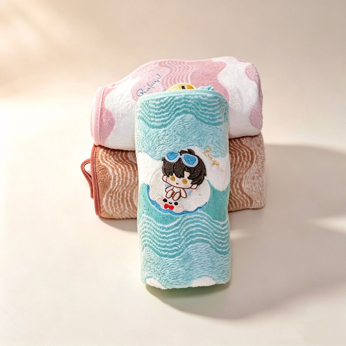 Asciugamano in pile corallo An - Embroidery Cotton recensione e prezzo