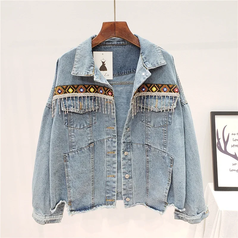 Cappotto giacca di jeans con n - Embroidery Jeans recensione e prezzo