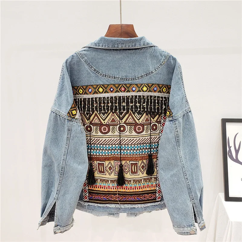 Cappotto giacca di jeans con n - Embroidery Jeans recensione e prezzo