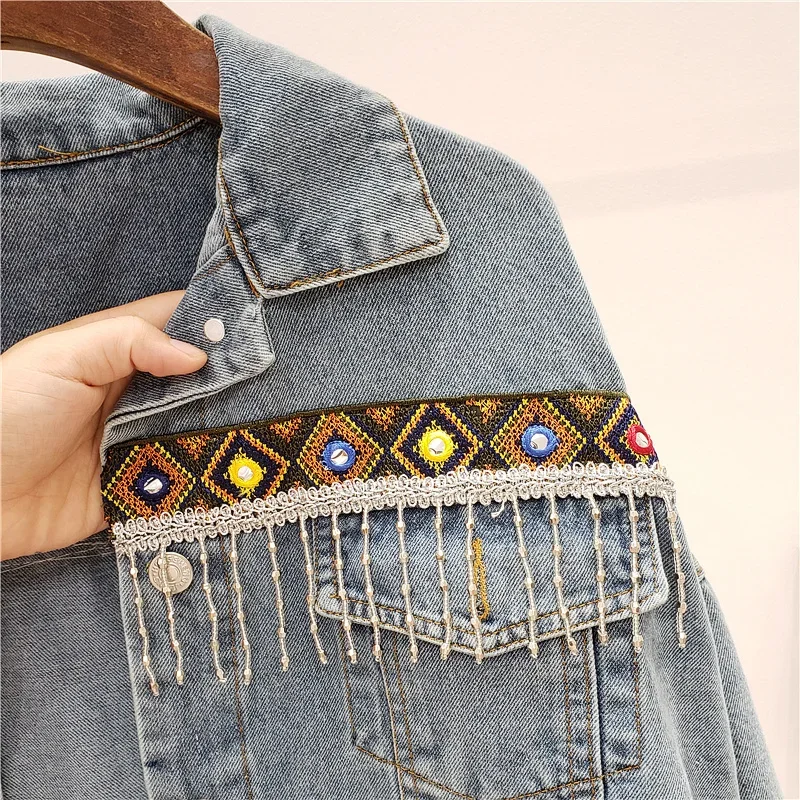 Cappotto giacca di jeans con n - Embroidery Jeans recensione e prezzo