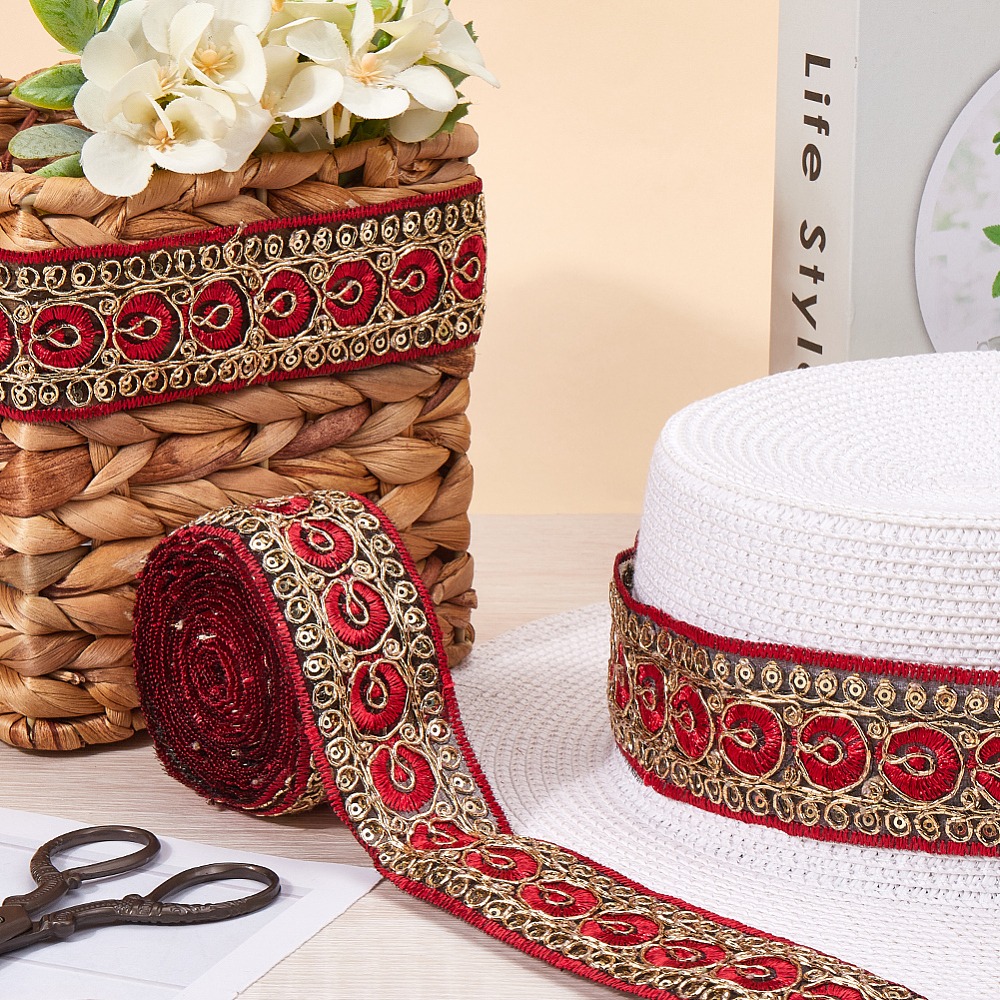 Nastro Ricamato Rosso 10 Iarde - Embroidery Ribbon recensione e prezzo