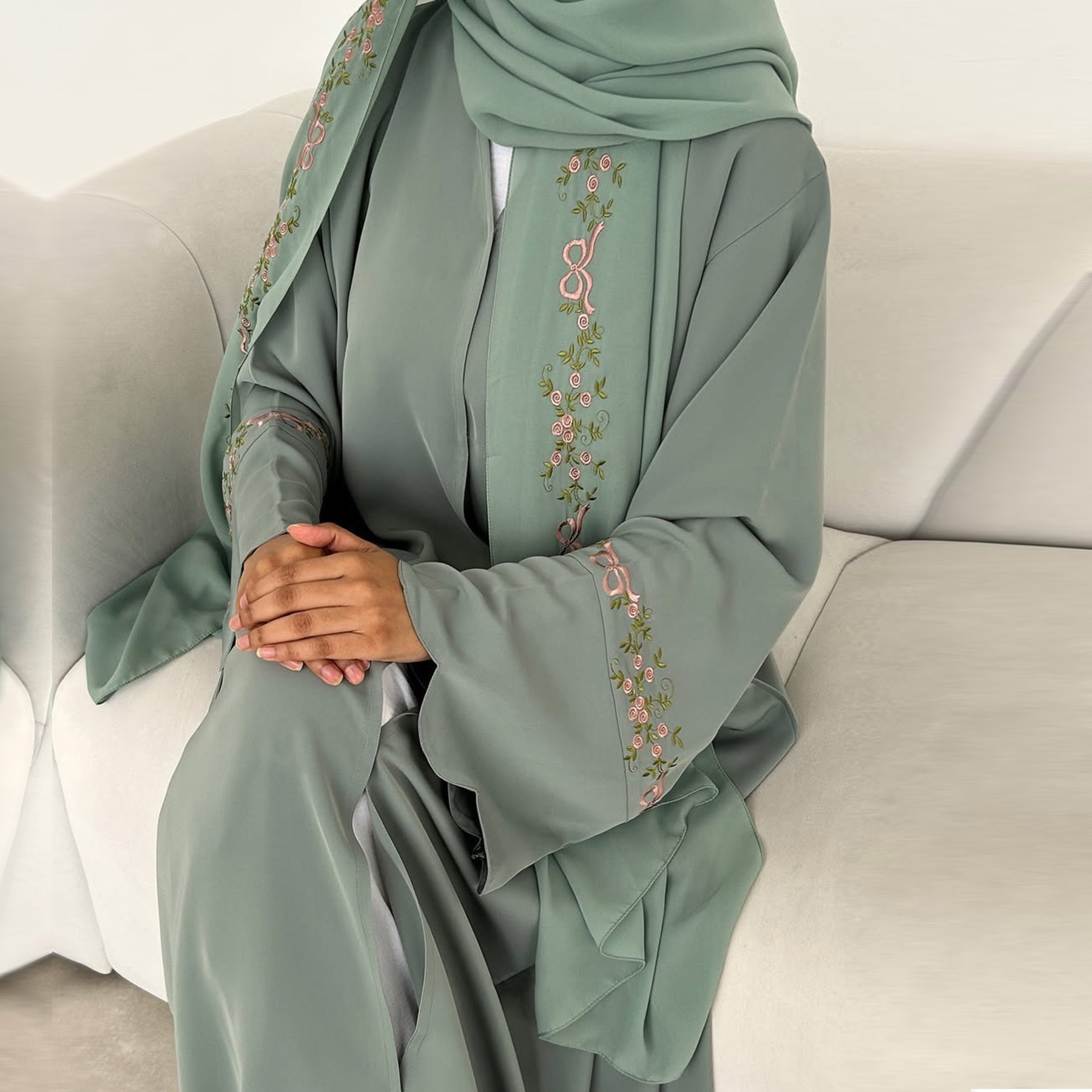 Produttore di Abaya di Dubai,  - Embroidery Hijab recensione e prezzo