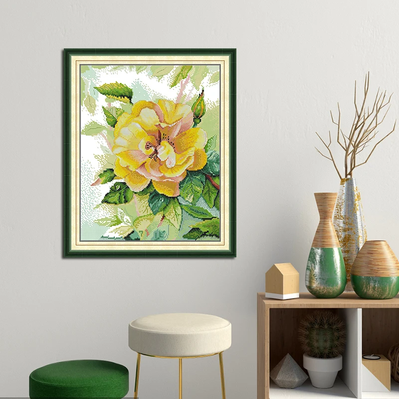 Joy Sunday Kit punto croce Ros - Embroidery Yellow recensione e prezzo