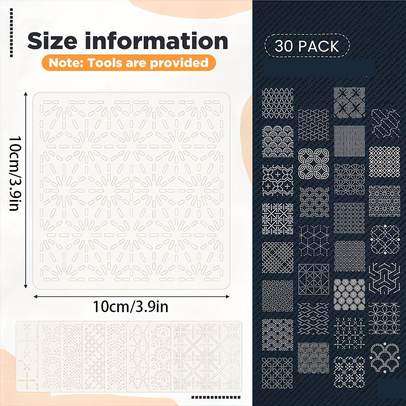 30 modelli di ricamo, modelli  - Embroidery Motif recensione e prezzo