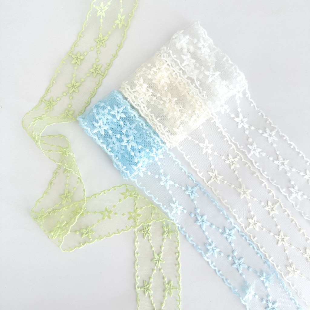 Nastro ricamato a stella, nast - Embroidery Ribbon recensione e prezzo