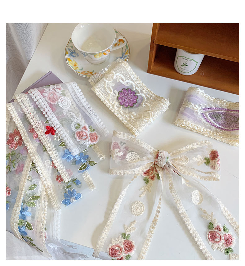 Nastro floreale ricamato in pi - Embroidery Ribbon recensione e prezzo