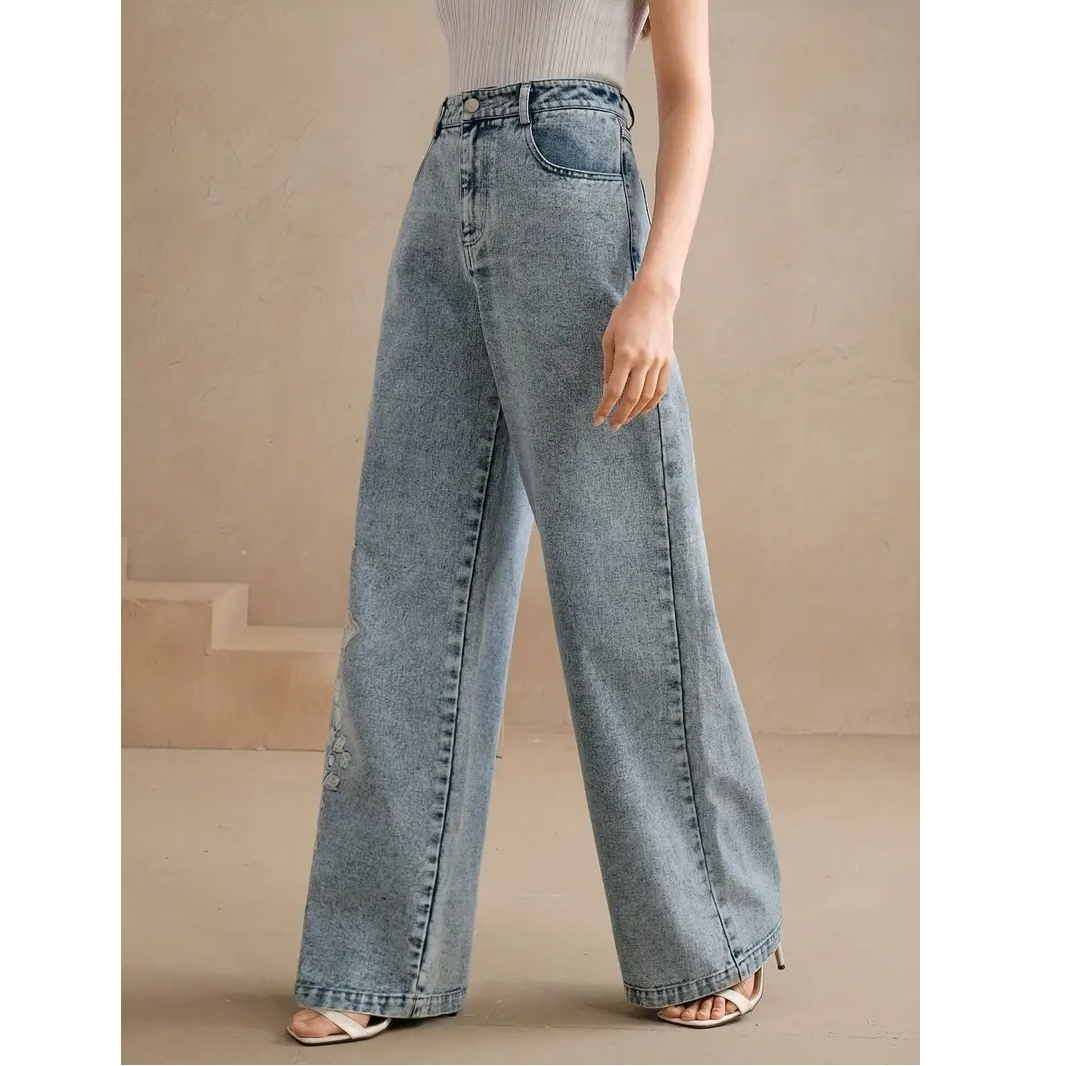 Pantaloni Y2k Nuovi jeans di t - Embroidery Jeans recensione e prezzo