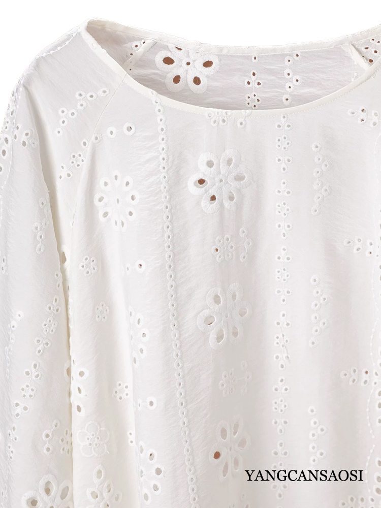 T-shirt a maniche a tre quarti - Embroidery Jersey recensione e prezzo