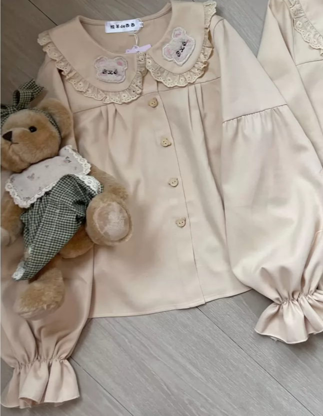 Camicetta Lolita con Ricamo Or - Embroidery Yellow recensione e prezzo